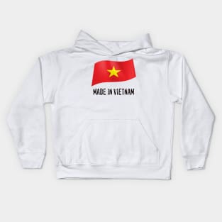 Made In Vietnam flag Kids Hoodie